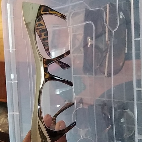 🤩Women's Tortoise Cateye Half Frame Glasses 😎 - Picture 2 of 4